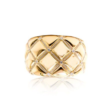 Quilted Diamond Cuff