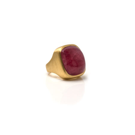 Rhodochrosite Cocktail Ring