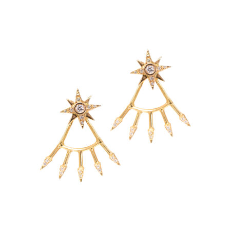Gold and Diamonds Earring Jackets