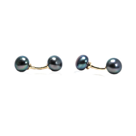 Gold and Pearl Cufflinks
