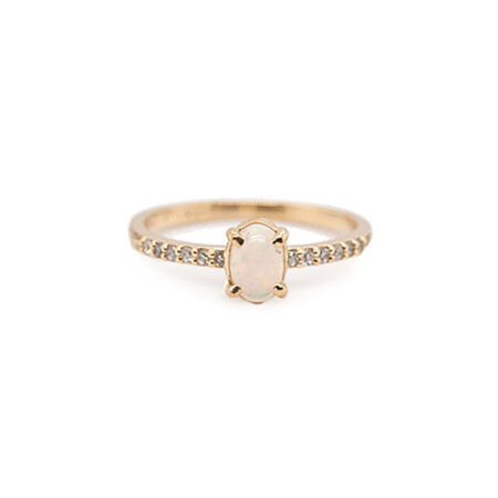 Opal & Diamond Ring from the Stackable collection