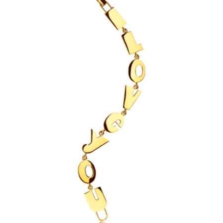 Verdura " I LOVE YOU " Bracelet