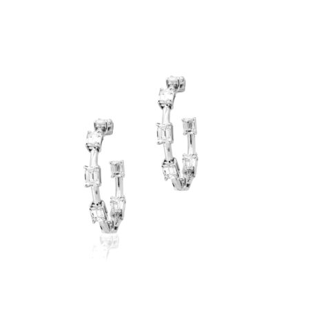 Emerald Diamond Earrings