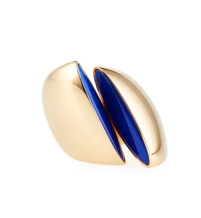 Eclisse Crystal & Lapis Ring