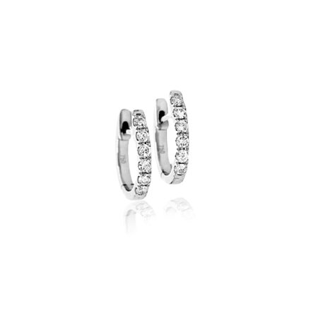 Diamond huggie Earrings