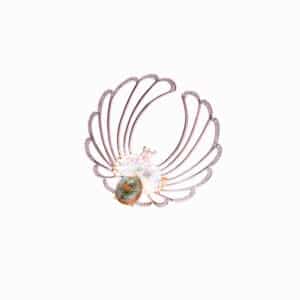 One of a Kind Scarab In Flight Brooch