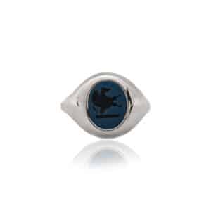 Chalcedony Signet Ring