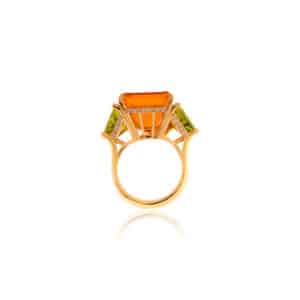 Fire Opal Ring