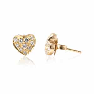 Heart-shaped Studs