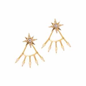 Gold and Diamonds Earring Jackets