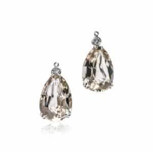Cashmere Quartz and Diamond Earring jackets
