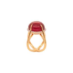 Cat's Eye Tourmaline Gold Ring