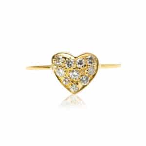 Diamond Heart Ring