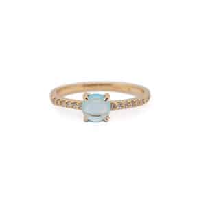 Diamond & Topaz Stackable Ring Collection