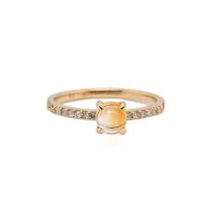 Citrine & Diamond Ring from the Stackable Collection
