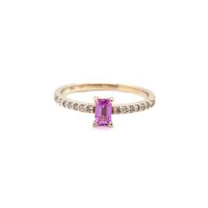 Sapphire & Diamond Ring from the Stackable Collection