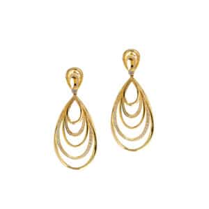 Diamonds Articulated Drop Earrings