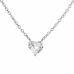 Diamond Heart-Shaped Pendant
