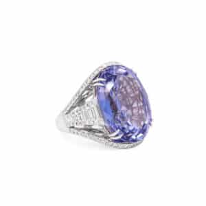 Tanzanite & Diamond Ring