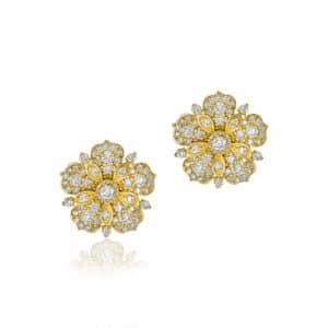 Tanya Farah Jasmine Bloom Collection Diamond Earrings