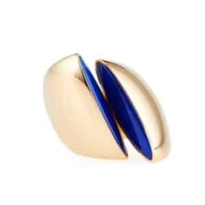 Eclisse Crystal & Lapis Ring