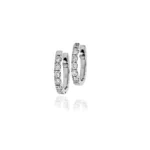 Diamond huggie Earrings