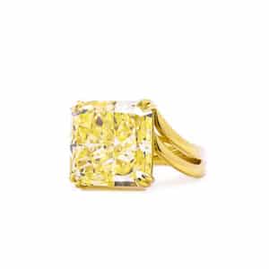 Yellow Diamond Ring
