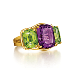 Verdura Three Stone Ring