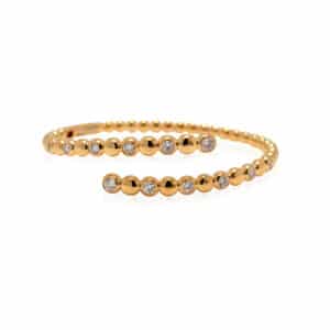Diamond Bubble Cuff Bracelet