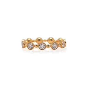 Diamond Bead Ring